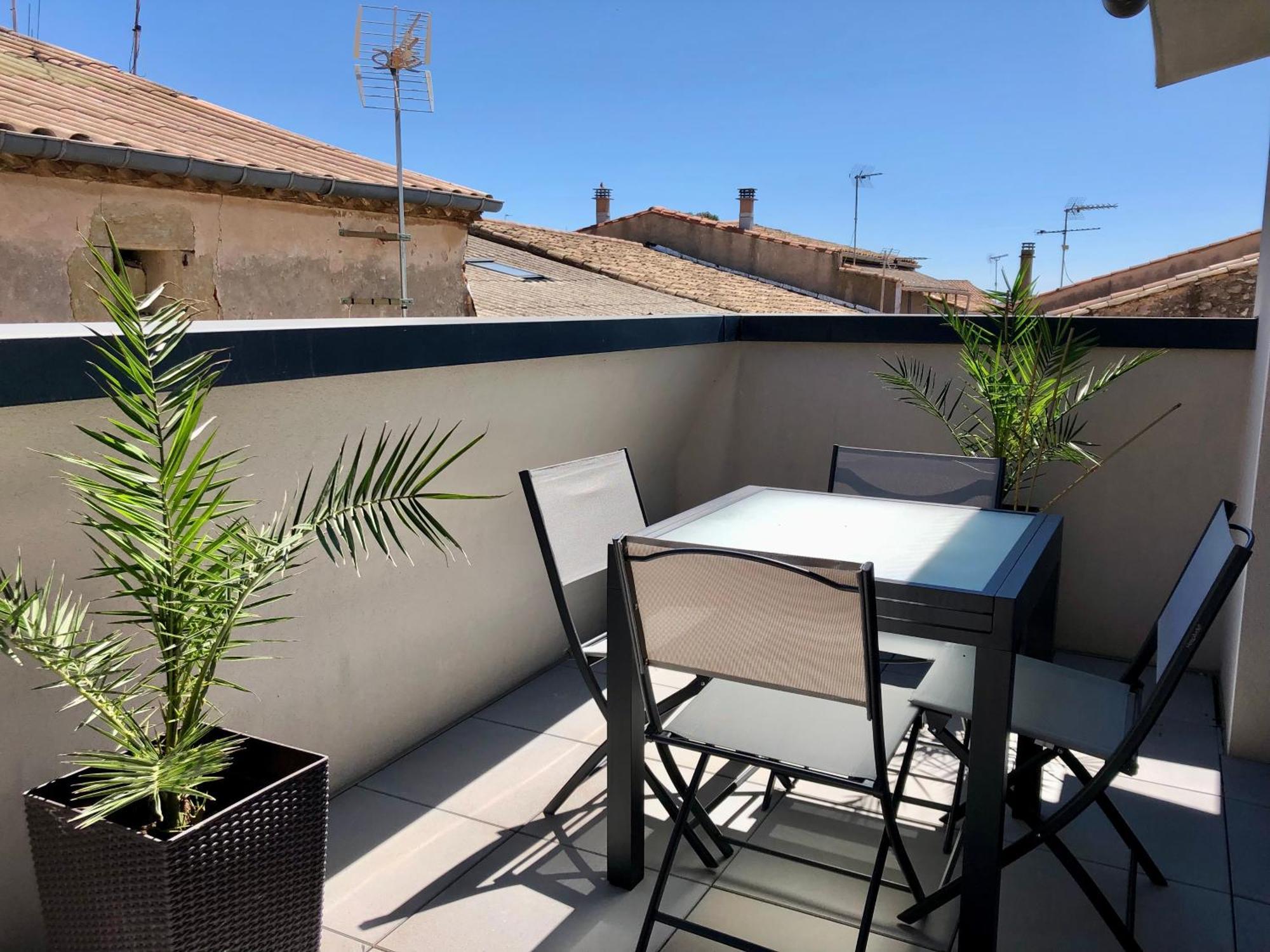 Duplex Jaden - 3 Pieces Climatise 80M2 Apartment Villeveyrac ภายนอก รูปภาพ